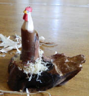 Carved Nesting Hen #0003